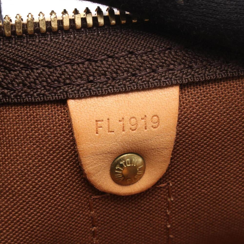 LOUIS VUITTON Brown Monogram Leather Keepall 50 Boston Bag - Picture 5 of 8